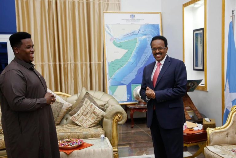 Bilaal Bulshaawi Meets H.E. President of the Federal Republic of Somalia, Mohamed Abdullahi Farmaajo
